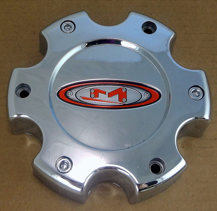 Moto Metal 845L145 MO955/956 CAP CHR 6X5.5 - RED OVAL LOGO - Truck Part Superstore