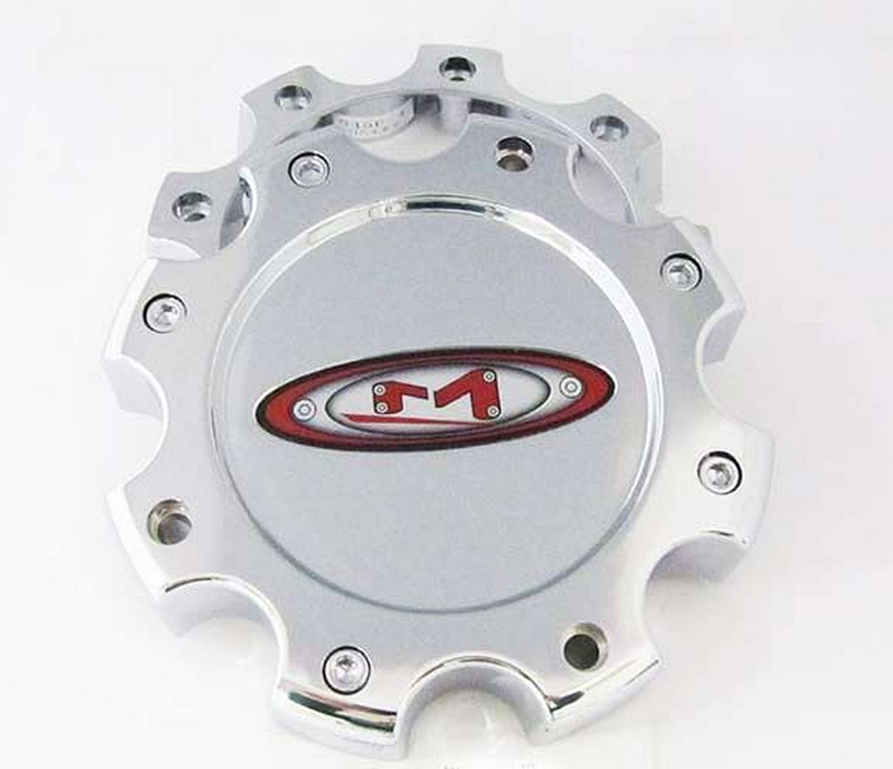 Moto Metal 845L170 MO955/956 CAP CHR SHRT 8LUG - RED O LOGO - Truck Part Superstore