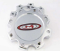Moto Metal 845L170 MO955/956 CAP CHR SHRT 8LUG - RED O LOGO - Truck Part Superstore