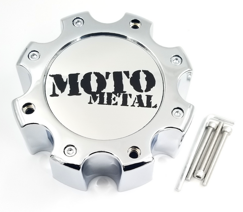 Moto Metal 845L172R MOTO CAP CHR TALL 8LUG - NEW LOGO - Truck Part Superstore