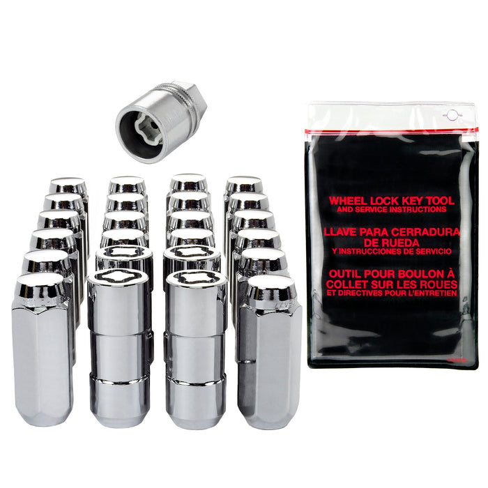McGard 84605 Cone Seat Exposed Style Wheel Installation Kit-Chrome - Truck Part Superstore