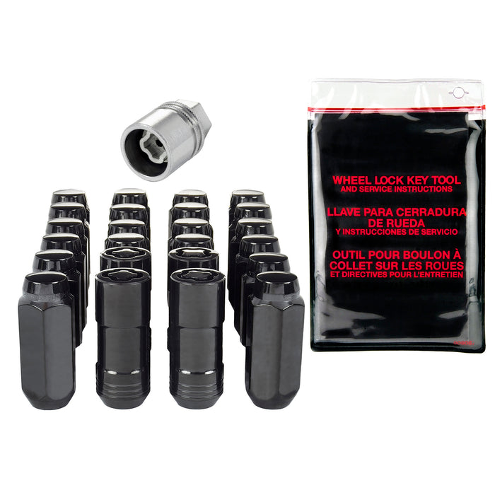 McGard 84617 Cone Seat Exposed Style Wheel Installation Kit-Black - Truck Part Superstore