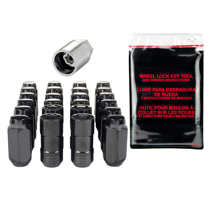 McGard 84622 Cone Seat Exposed Style Wheel Installation Kit-Black - Truck Part Superstore