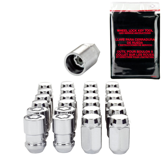 McGard 84630 Cone Seat Exposed Style Wheel Installation Kit-Chrome - Truck Part Superstore