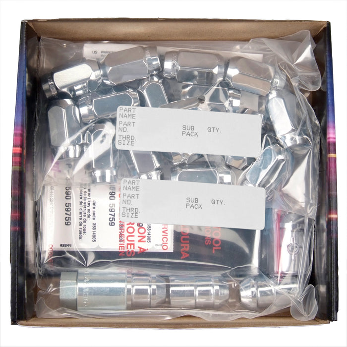 McGard 84630 Cone Seat Exposed Style Wheel Installation Kit-Chrome - Truck Part Superstore