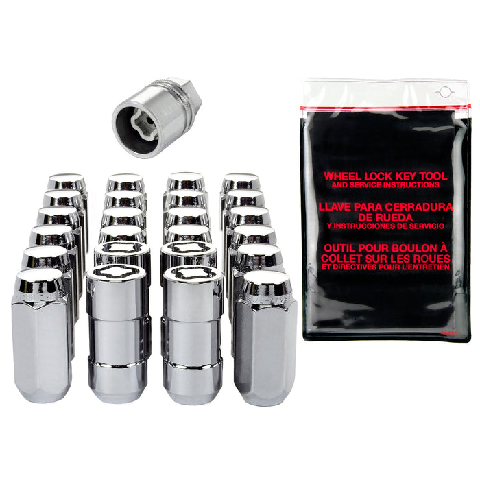 McGard 84638 Cone Seat Exposed Style Wheel Installation Kit-Chrome - Truck Part Superstore