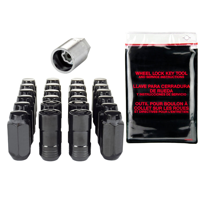 McGard 84640 Cone Seat Exposed Style Wheel Installation Kit-Black - Truck Part Superstore