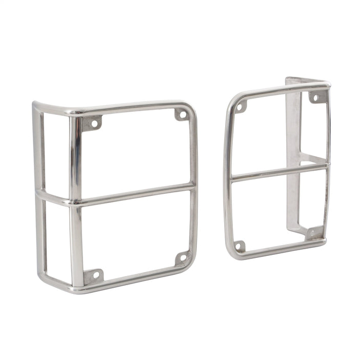 Smittybilt 8465 Euro Tail Light Guards 07-18 Wrangler JK Stainless Steel Smittybilt - Truck Part Superstore