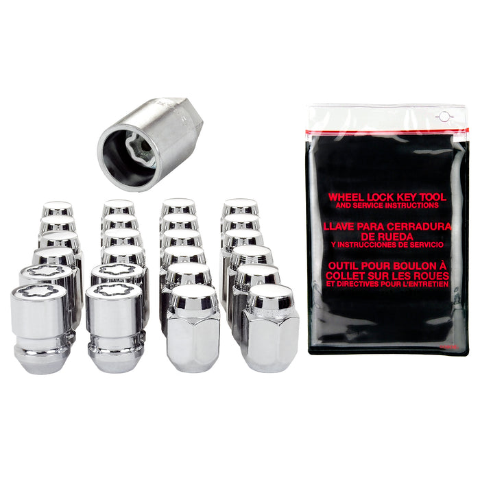 McGard 84654 Cone Seat Exposed Style Wheel Installation Kit-Chrome - Truck Part Superstore
