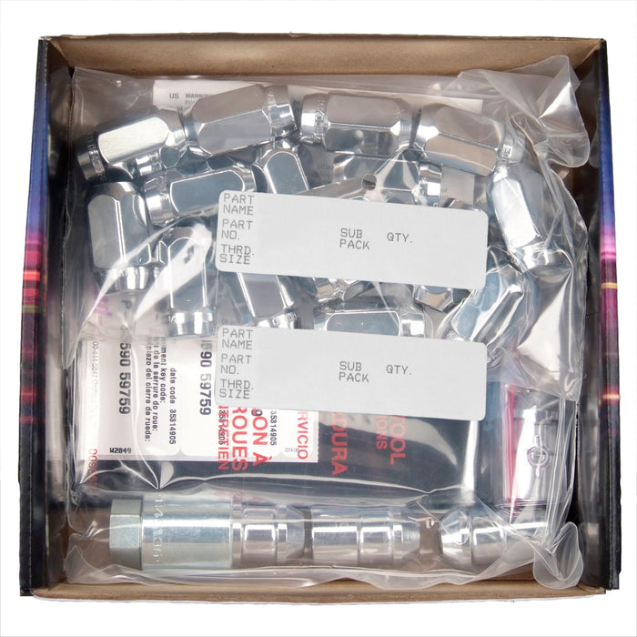 McGard 84654 Cone Seat Exposed Style Wheel Installation Kit-Chrome - Truck Part Superstore