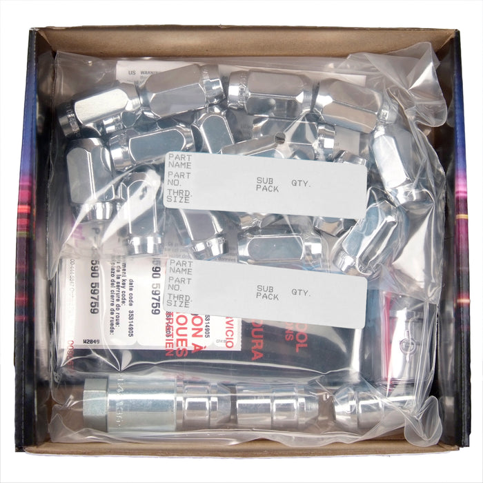 McGard 84657 Cone Seat Exposed Style Wheel Installation Kit-Chrome - Truck Part Superstore