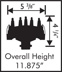 MSD 84697 Crank Trigger Distributor - Truck Part Superstore
