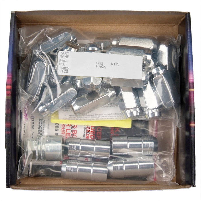 McGard 84805 Cone Seat Exposed Style Wheel Installation Kit-Chrome - Truck Part Superstore