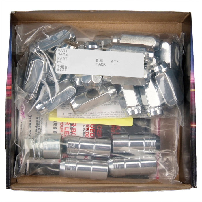 McGard 84820 Cone Seat Exposed Style Wheel Installation Kit-Chrome - Truck Part Superstore