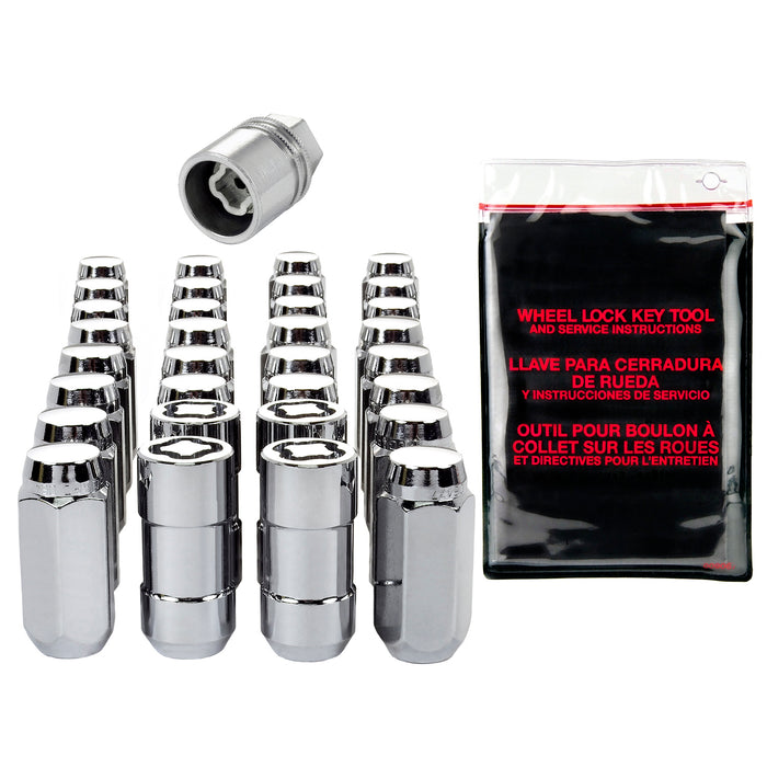 McGard 84823 Cone Seat Exposed Style Wheel Installation Kit-Chrome - Truck Part Superstore