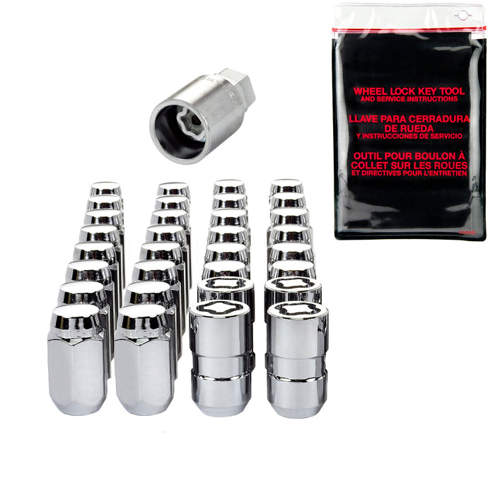 McGard 84825 Cone Seat Exposed Style Wheel Installation Kit-Chrome - Truck Part Superstore