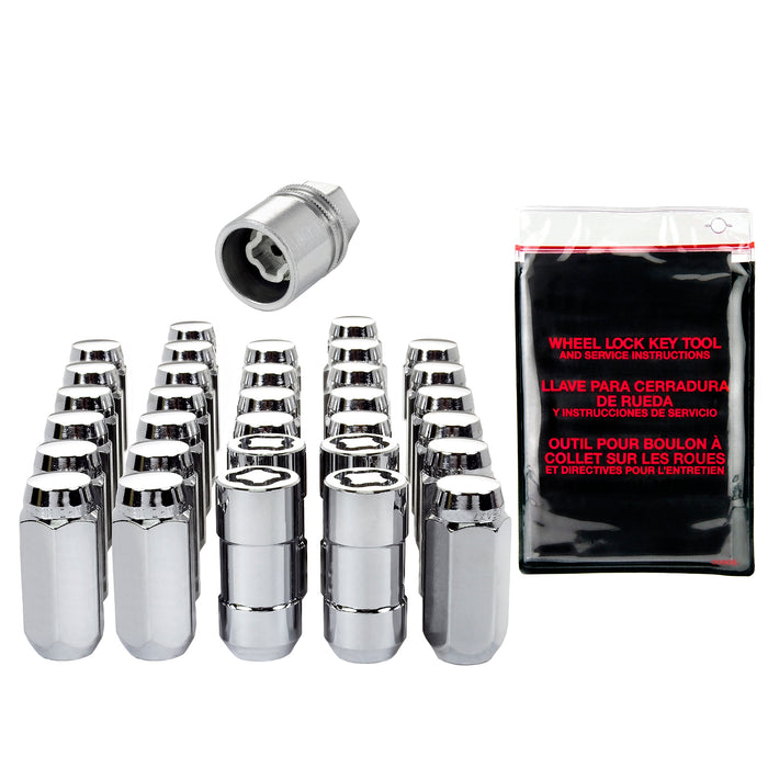 McGard 84838 Cone Seat Exposed Style Wheel Installation Kit-Chrome - Truck Part Superstore