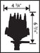 MSD 8485 VW Type 1 Billet Distributor - Truck Part Superstore