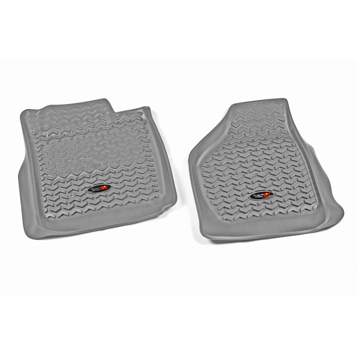 Rugged Ridge 84902.06 All Terrain Floor Liner; Front; Pair; Gray; - Truck Part Superstore