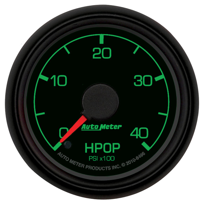AutoMeter 8496 GAUGE; HIGH PRESS OIL PUMP; 2 1/16in.; 4KPSI; STEPPER MOTOR; FORD FACTORY MATCH - Truck Part Superstore