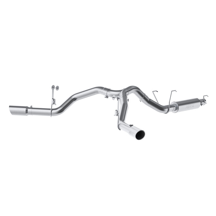 MBRP S5151AL 4 Inch Cat Back Exhaust System For 14-22 RAM 2500 6.4L Dual Split Side Exit Aluminized Steel MBRP - Truck Part Superstore