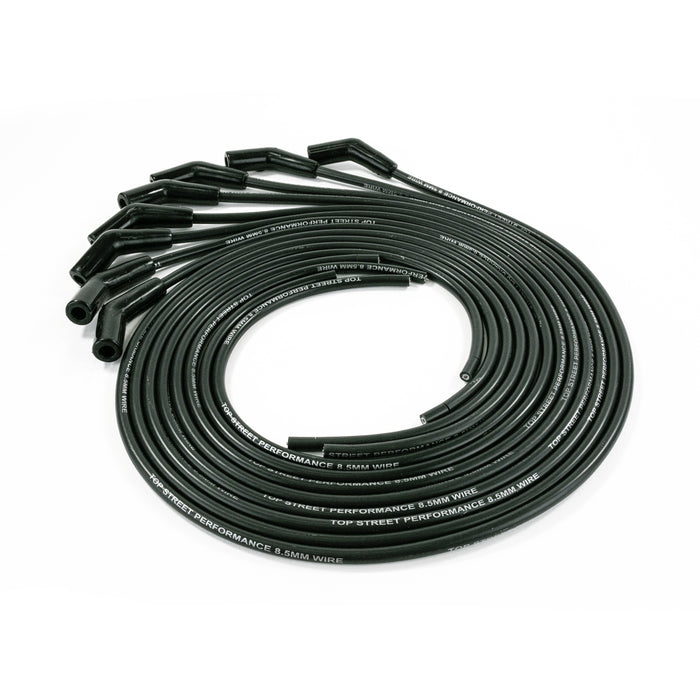 Top Street Performance 85035 8.5mm Universal Black Ignition Wires with 135? Plug Boots - Truck Part Superstore