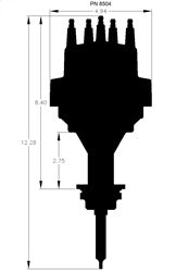 MSD 8504 Digital E-Curve Distributor - Truck Part Superstore