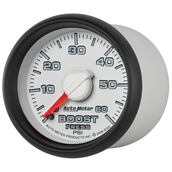 AutoMeter 8505 GAUGE; BOOST; 2 1/16in.; 60PSI; MECHANICAL; RAM GEN 3 FACTORY MATCH - Truck Part Superstore
