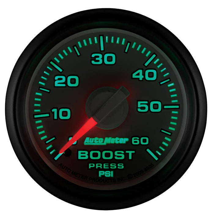 AutoMeter 8505 GAUGE; BOOST; 2 1/16in.; 60PSI; MECHANICAL; RAM GEN 3 FACTORY MATCH - Truck Part Superstore
