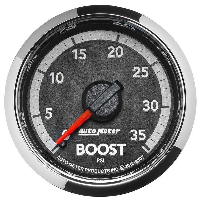 AutoMeter 8507 GAUGE; BOOST; 2 1/16in.; 35PSI; MECHANICAL; RAM GEN 4 FACTORY MATCH - Truck Part Superstore