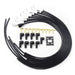 Top Street Performance 85080CE 8.5mm Universal Black Ignition Wires with Straight Ceramic Plug Boots. - Truck Part Superstore