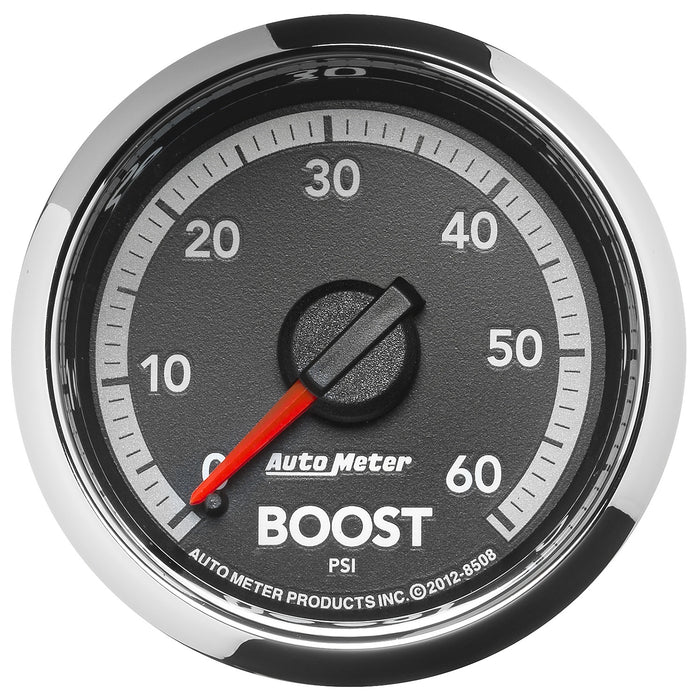 AutoMeter 8508 GAUGE; BOOST; 2 1/16in.; 60PSI; MECHANICAL; RAM GEN 4 FACTORY MATCH - Truck Part Superstore
