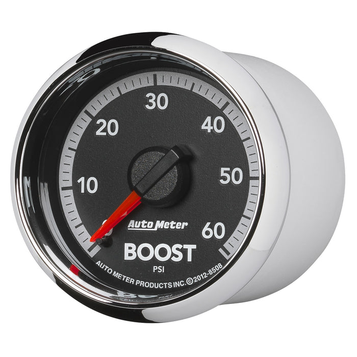 AutoMeter 8508 GAUGE; BOOST; 2 1/16in.; 60PSI; MECHANICAL; RAM GEN 4 FACTORY MATCH - Truck Part Superstore