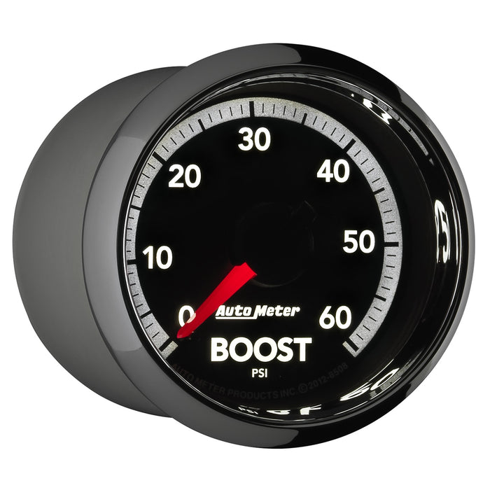 AutoMeter 8508 GAUGE; BOOST; 2 1/16in.; 60PSI; MECHANICAL; RAM GEN 4 FACTORY MATCH - Truck Part Superstore