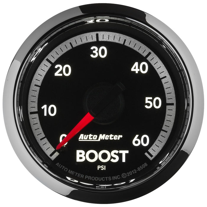 AutoMeter 8508 GAUGE; BOOST; 2 1/16in.; 60PSI; MECHANICAL; RAM GEN 4 FACTORY MATCH - Truck Part Superstore