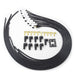 Top Street Performance 85090CE 8.5mm Universal Black Ignition Wires with 90? Ceramic Plug Boots. - Truck Part Superstore