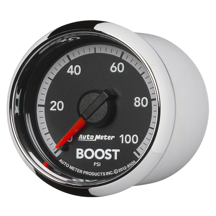 AutoMeter 8509 GAUGE; BOOST; 2 1/16in.; 100PSI; MECHANICAL; RAM GEN 4 FACTORY MATCH - Truck Part Superstore