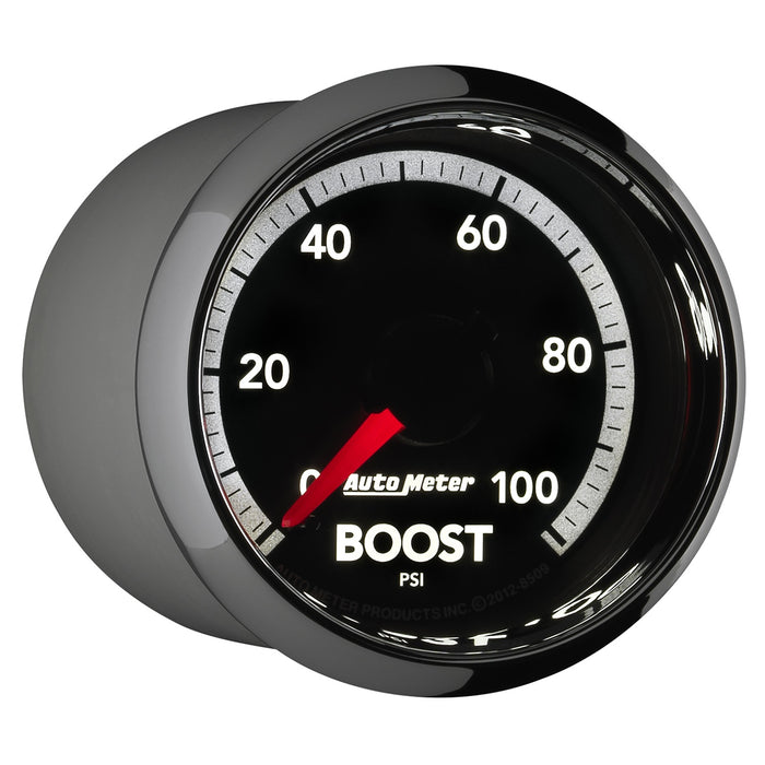 AutoMeter 8509 GAUGE; BOOST; 2 1/16in.; 100PSI; MECHANICAL; RAM GEN 4 FACTORY MATCH - Truck Part Superstore