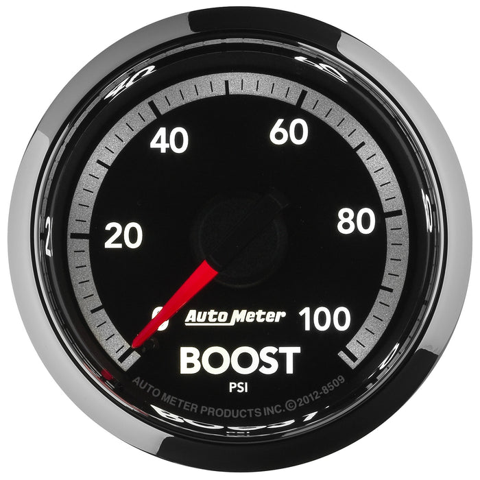 AutoMeter 8509 GAUGE; BOOST; 2 1/16in.; 100PSI; MECHANICAL; RAM GEN 4 FACTORY MATCH - Truck Part Superstore
