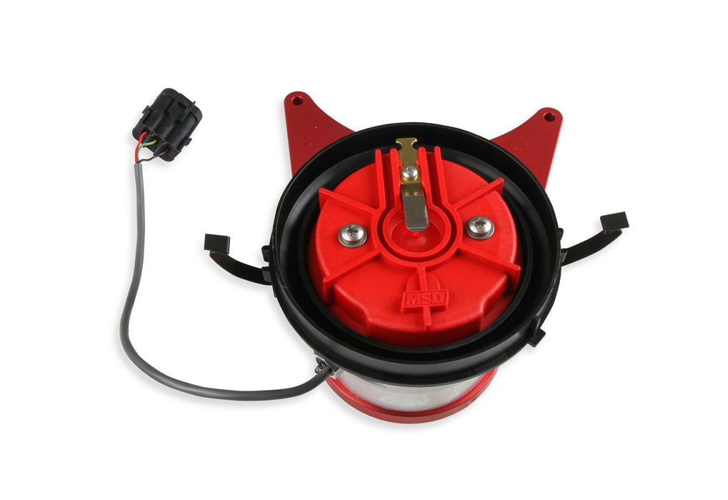 MSD 85101 MSD Front Drive Distributor; Red; W/Adjustable Hall-Effect Cam Sync; - Truck Part Superstore