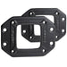Anzo USA 851066 Rugged Vision Off Road LED Mount Brackets; 3 in. x 3 in.; Flush Mount; - Truck Part Superstore