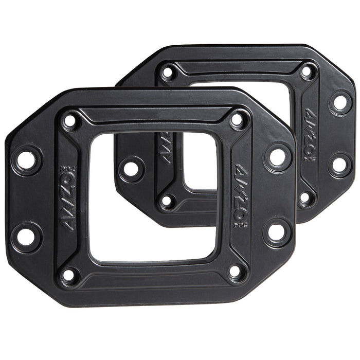 Anzo USA 851066 Rugged Vision Off Road LED Mount Brackets; 3 in. x 3 in.; Flush Mount; - Truck Part Superstore