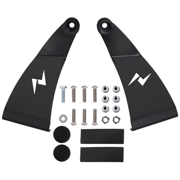 Anzo USA 851070 LED Bar Roof Mounting Brackets; Pair; For Use w/Anzo 50 in. LED Light Bar; - Truck Part Superstore