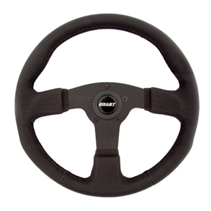 Grant 8511 Gripper Series Sure Grip Steering Wheel; 13.5 in.; 3 Spoke; Black; - Truck Part Superstore