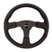 Grant 8511 Gripper Series Sure Grip Steering Wheel; 13.5 in.; 3 Spoke; Black; - Truck Part Superstore