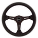 Grant 8512 Gripper Series Sure Grip Steering Wheel; 13.75 in. Three Spoke; Black; - Truck Part Superstore