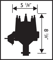 MSD 8516 Pro-Billet Distributor - Truck Part Superstore