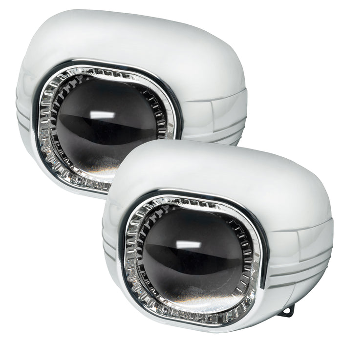 Oracle Lighting 8519-504 Square D2S Projectors, Pair - Truck Part Superstore