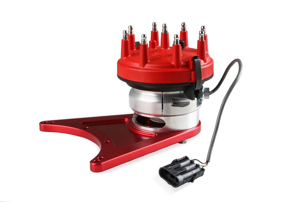 MSD 85201 MSD Front Drive Distributor; Red; W/Adjustable Hall-Effect Cam Sync; - Truck Part Superstore