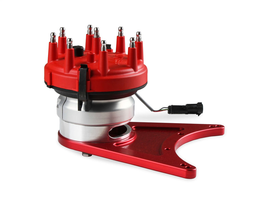 MSD 85201 MSD Front Drive Distributor; Red; W/Adjustable Hall-Effect Cam Sync; - Truck Part Superstore